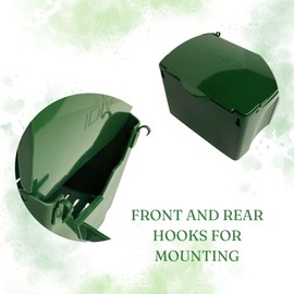 Plastic Finch Nest Box Idia - Ideal Nesting Shelter for Zebra Finches, Society, Star, and Exotic Finches – Durable Plastic, Easy Assembly, Ventilated Slats, Weather-Resistant