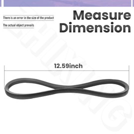 Replacement 727A Belt Forward RT 37 X 138 - Compatible with Earthqua-ke Tiller Lawn Mower