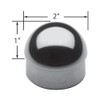 2" Dia. Polished Stainless Steel Domed End Cap 2" O.D.