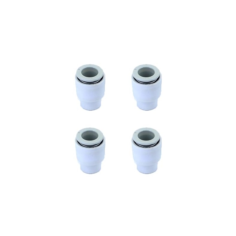 4Pcs One-Touch Fitting, 8mm Plastic Push Fit Female End Cap