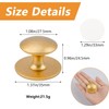 MOROBOR Adhesive Cabinet Knobs, 4pcs Self-Stick Instant Kitchen Cabinet Knobs