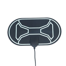 Fasizi Amplified HD Digital TV Antenna, Up to 100 Miles Range, Support 4K 1080p - Indoor Smart Switch Amplifier Signal Booster, Support Free Local Channels