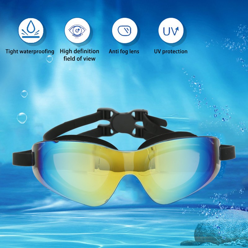 Swimming Goggles Anti Fog No Leaking Silica Gel Swim Glasses