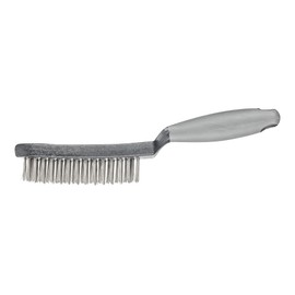 PFERD HBUP Hand Brush 3 Rows Steel Wire Diameter 0.40 43698007 - with Plastic Body and Ergonomic Handle