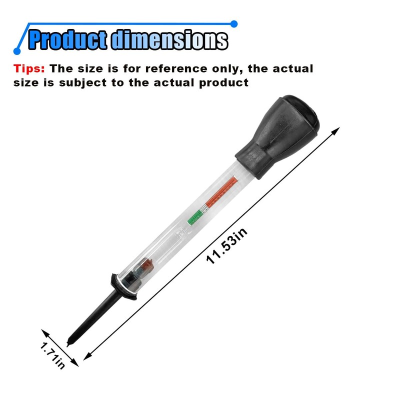 Car Battery Hydrometer, Precision & Fast Dectection Car Electric Hydraulic