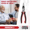 ARROW 6-in-1 Needle Nose Pliers, 8" Multipurpose Long Nose Pliers