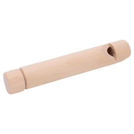 Wood Slide Whistle, Glossy Lightweight Rhythmic and Pleasant Voice Change Wooden Flute for Children for Vocal Training(Wood color)