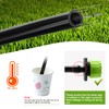 VooGenzek 120 Pieces 4/7 mm Automatic Drip Irrigation Set, 40