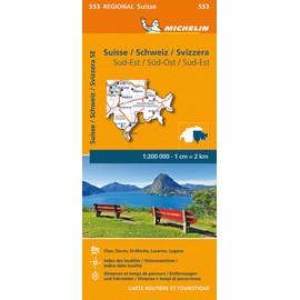 Suisse Sud-Est - Michelin Regional Map 553: Maps (Michelin Regional Maps)