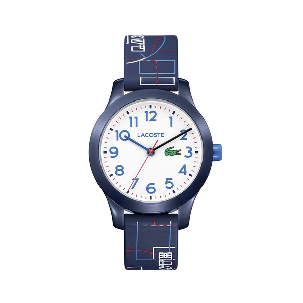 Lacoste Analog Quarzuhr für Kinder mit Marinblaues Silikonarmband - 2030008