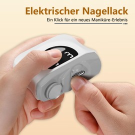 Electric Nail Clippers - 3 in 1 with Collection Box - Electric Nail File Baby Nail Care Set with 3 Speed Levels and Lighting for Precision