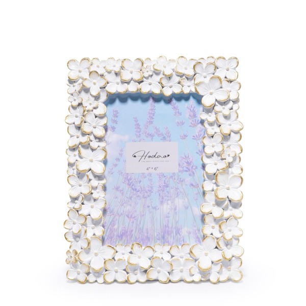 Hodao 4x6 3D Floral Photo Frame - Hand - Crafted