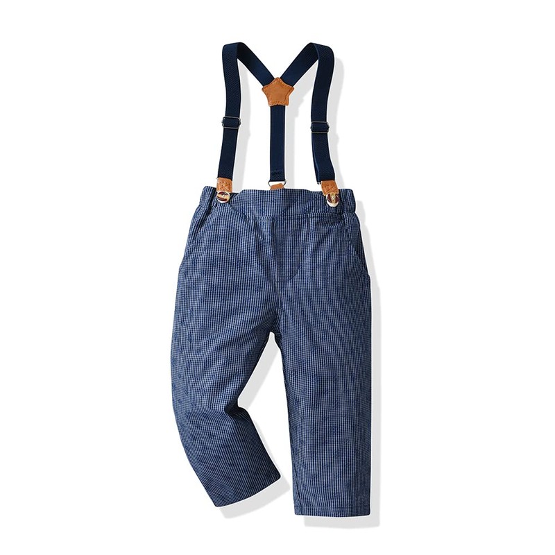 FAXSON Little Boys Gentleman Outfit Baby Boys Long Sleeve Bow