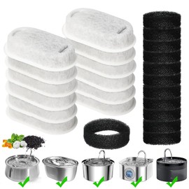 Cat Water Fountain Replacement Filters - 24 Pack
