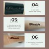 12PCS Temporary Tattoo Paste Cones Brown India Hand Painting Drawing