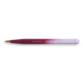 LEUCHTTURM1917 372933 Twist Pen No. 1 with Black Refill Port Red Lilac Limited Gradient Edition