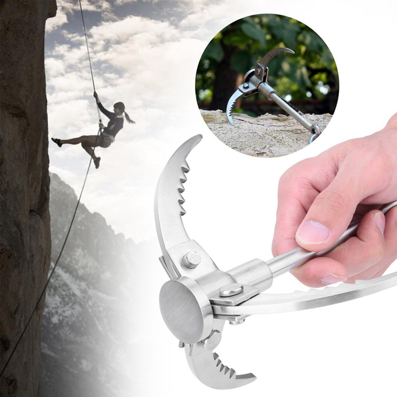 3 Claws Folding Hook Outdoor Survival Stainless Steel Rock Climbing