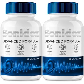 Ideal Performance (2 Pack) Sonidox Capsules, Advanced Tinnitus Relief for Ringing Ears Pills
