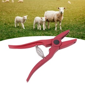HEEPDD Livestock Ear Tag Pliers, Folding Ear Tag Applicator Universal Tagger Puncher Pliers for Livestock Animal Goat Sheep Lamb Cattle Ear Tag Tool