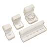 Woodten White Ring Box Ring Box Premium Velvet Interior Ring
