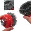 Wire Cup Brush Set Packaged with 4 Different Wire Wheel