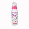 Nuby Printed Non-Drip Bottle, 8 Ounce, Colors May Vary