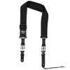 Rayzm Guitar Strap with Quick Release Black Non Slip Soft