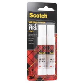Scotch Scotch Wrinkle-Free Glue Sticks, 2 Pack, .27 oz Each