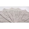 Servilletas de cóctel de lino natural, 1 docena de 6