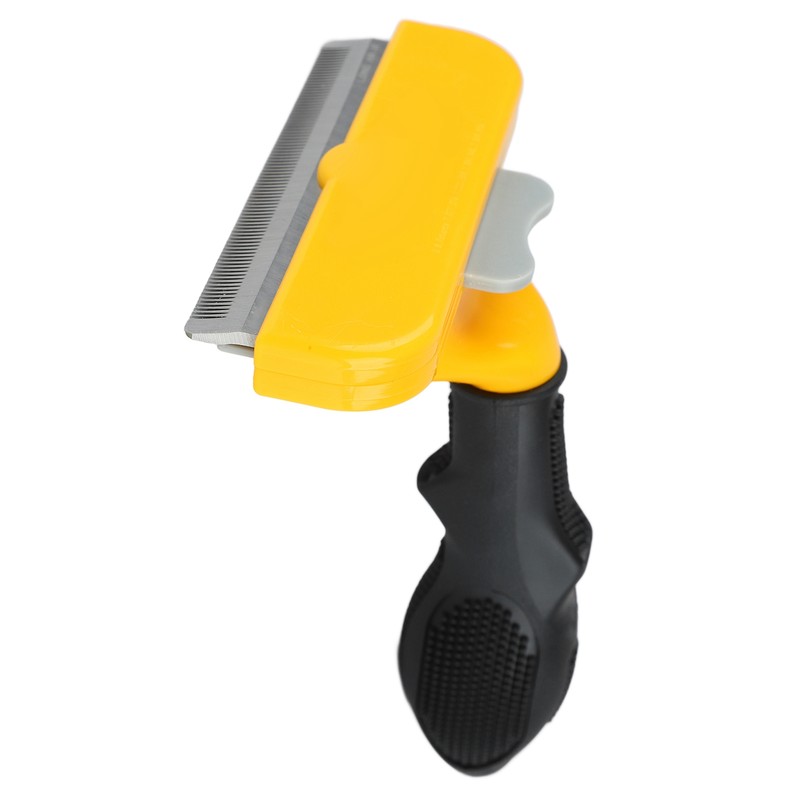 Dog Deshedding Brush Reduce Loose Hair Safe Professional Large Pet