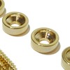 set of 4 guitar neck joint bushing/washers in gold including