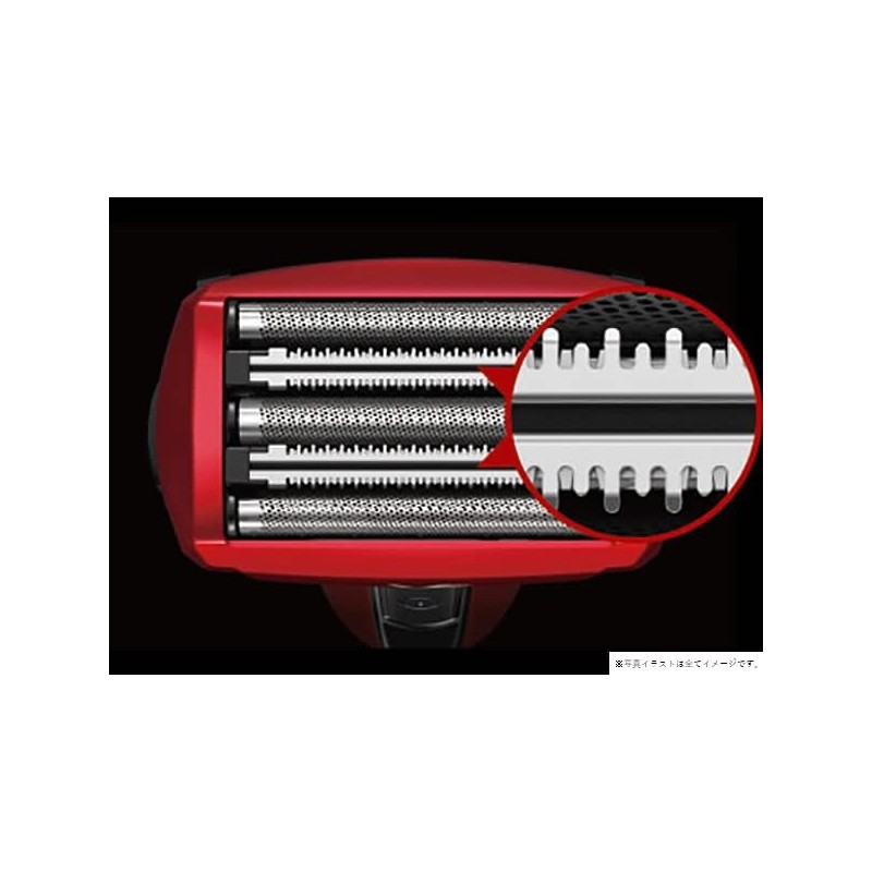 Izumi Seiko IZF-V551-A (Blue) Solid Series Reciprocating Shaver, 4 Blades