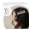Baluue 6pcs Marble Pattern Hair Clips for Women Stylish Barrettes