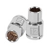 Truper D-1212-EM, Dado de 12 puntas, cuadro 1/2" de 12mm