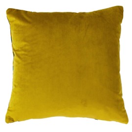 Paoletti Empire Cushion Cover, Teal/Gold, 45 x 45cm