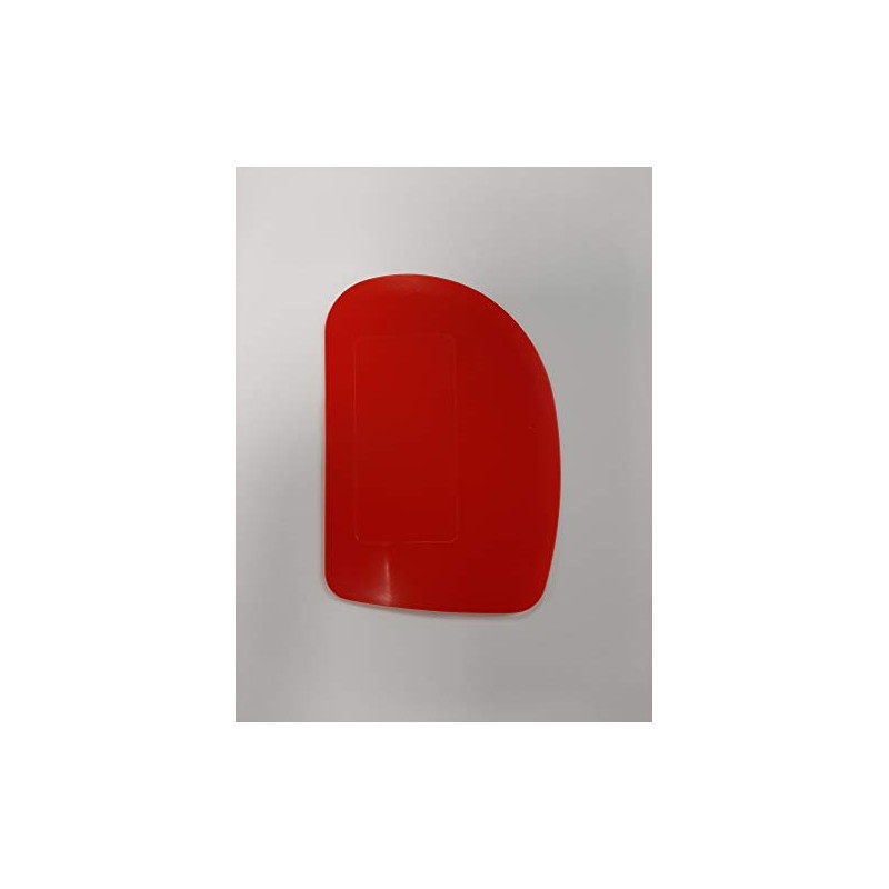 Professional Plastic Dough Scraper Red