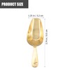 Alipis 3pcs Brass Shell Tea Spatula Mini Spoon Individual Cereal