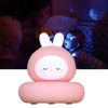 Rabbit Night Light Soft Light Rechargeable Cute Tap Control Nursery