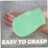 OHPHCALL Double-Sided Exfoliating Gloves 4pcs Open-Finger Bath Scrubber Mitts for
