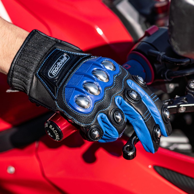 ILM Motorcycle Gloves, Leather (Genuine Leather), For Spring, Summer, Autumn,