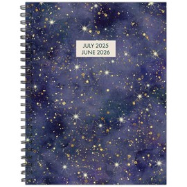 Willow Creek Press Weekly Softcover Planner, Starry Night Academic July 2025 - June 2026 8.5" x 11" Weekly Softcover Planner