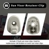 2Pcs Car Sun Visor Clip, Compatible With Jeep Liberty 2005-2012