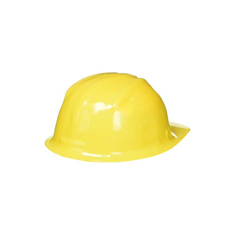 Rhode Island Novelty Child Size Plastic Yellow Construction Hat, 12