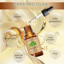 Aceites Esenciales de Orégano 60ML, Aceite Esencial de Orégano Puro para Difusor de Aromaterapia - 2 Fl Oz