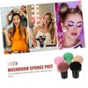 IWOWHERO 10pcs Mushroom Makeup Puff Wet Sponge Puff for Foundation