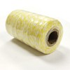 AllyDrew Cotton Baker's Twine 4ply (109yd/100m), Yellow/White