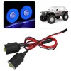 1/10 RC Universal Headlight Remote Control Car LED Light 22mm