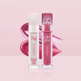 Too Cool for School 2EA Ber Color Gloss 2.6g + Flop Water Tint 3.2g Cross, No. 4 Mauve Rum, No. 6 Pink Ale / 투쿨포스쿨 2EA 베르 컬러 글로스 2.6g + 플랍 워터 틴트 3.2g 교차, 4호 모브 럼, 6호 핑크 에일