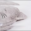 Atmosphera Children's Cushion Cat Faux Fur Diameter 28 cm Grey