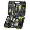POWKITS Cordless Drill Tool Set: 12V Power Drill Tool Kit